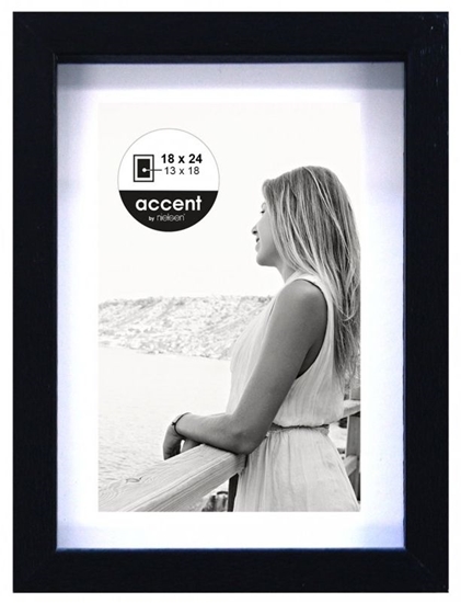 Изображение Nielsen Aura black 18x24 Wood incl. Passepartout 1134000