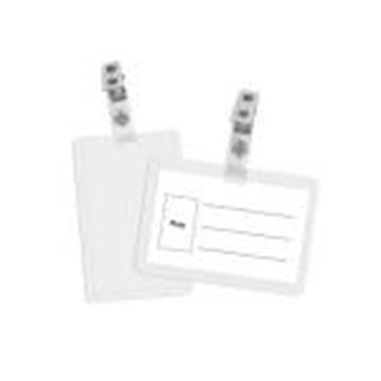 Picture of Personas karte 55x90mm horizontāla ar metāla klipsi