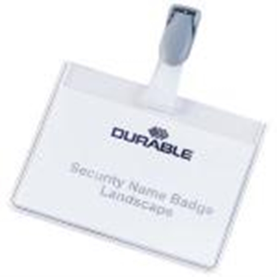 Picture of Personas karte 60x90mm horizontāla ar plastmasas klipsi