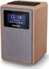 Изображение Philips TAR5005/10 radio Clock Digital Grey, Wood