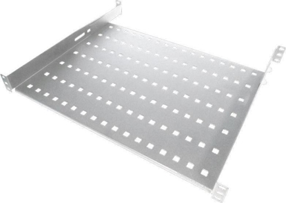 Attēls no Alantec Póka staa 19" 1U gb. 450mm, kolor szara, 4 punkty mocowania (SA-P-19-1U-450-4-S)