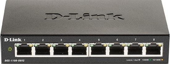 Picture of D-Link DGS-1100-08V2/E 8 Port Layer2 Gigabit Smart Sw