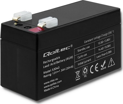 Picture of Qoltec Akumulator 12V/1.3Ah (53040)