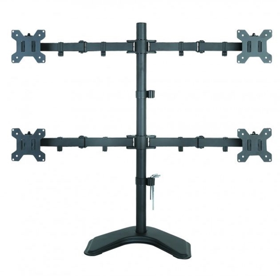 Изображение Techly Stojak biurkowy na 4 monitory 13" - 27" (ICA-LCD 2540)