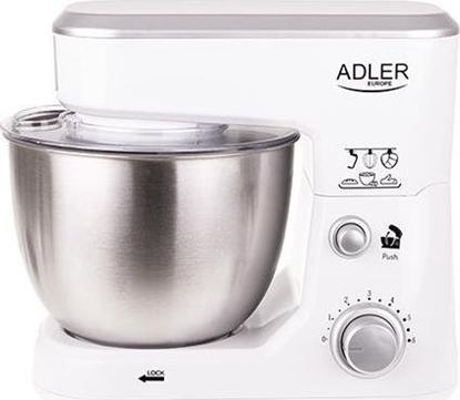 Изображение Adler | AD 4216 | 1000 W | Number of speeds 6 | Bowl capacity 4 L | White