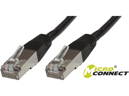 Picture of MicroConnect S/FTP CAT6 0.15m Black LSZH - SSTP60015S