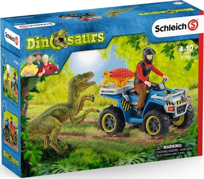 Изображение Schleich Dinosaurs         41466 Quad Escape from Velociraptor