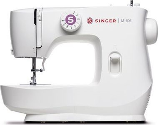 Picture of Singer Sewing Machine M1605 Number of stitches 6, Number of buttonholes 1, White