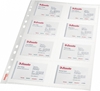 Picture of Sleeve Esselte, A4, 105 microns, for business cards, 8 pockets 10pcs. 0810-004