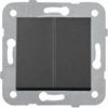 Picture of Slēdzis 1+1 melns meh. z/a NOVELLA Viko by Panasonic