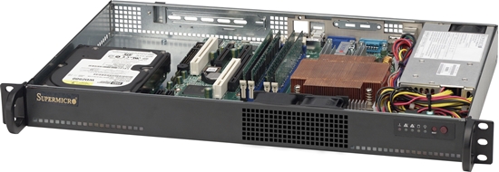 Picture of Supermicro SuperChassis 510-203B Rack Black 200 W