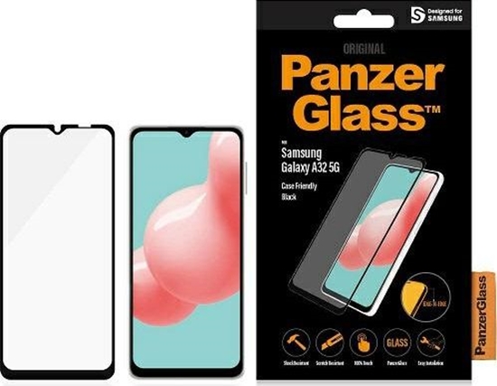 Picture of PanzerGlass Case Friendly Screen Protector 7252 Samsung, Galaxy A32 5G, Black/Transparent