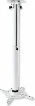Picture of Ramię do projektora 50-77cm sufitowe, 15kg białe