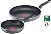 Изображение TEFAL | Pan | C2739053 Super Start Set of 2 | Frying | Diameter 20 / 26 cm | Suitable for induction hob | Fixed handle | Gray - Hippo