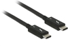Picture of Thunderbolt™ 3 (20 Gb/s) USB-C™ kabelis M/M pasīvs 2.0 m 3 A melns, Delock