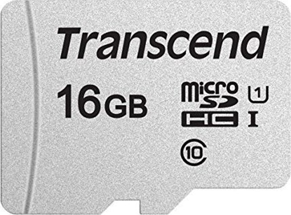 Attēls no Transcend microSDHC 300S    16GB Class 10 UHS-I U1