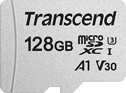 Attēls no Transcend microSDXC 300S   128GB Class 10 UHS-I U3 V30 A1