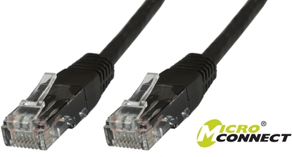 Picture of MicroConnect Patchcord U/UTP, CAT6, 0.5m Czarny, 10 sztuk (V-UTP6005SVP)