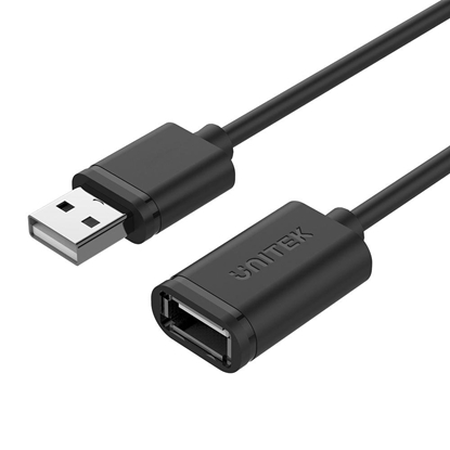 Attēls no UNITEK Y-C450GBK USB cable 2 m USB 2.0 USB A Black
