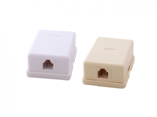 Picture of Uz virsmas uzstādāma telefona ligzda 1xRJ11, ziloņkaula krāsa