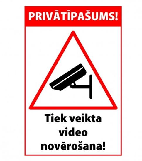 Picture of Uzlīme pārklāta ar laminātu.  PRIVĀTĪPAŠUMS! Tiek veikta  videonovērošana! | 19x12cm