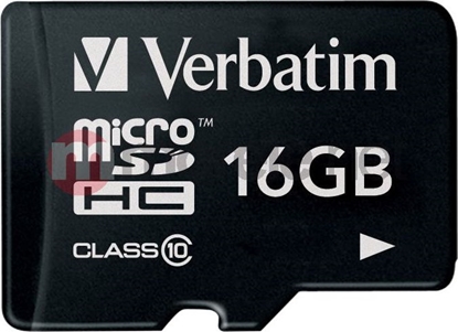 Picture of Verbatim microSDHC          16GB Class 10 UHS-I             44010