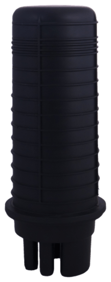 Picture of Vertikala DOMO tipa Optisko kabelu uzmava (mufta) 96 optiskajam škiedram. (Heat schrink ports)