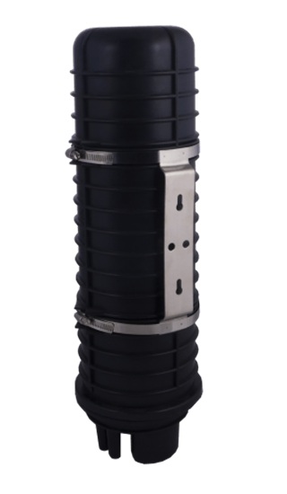 Picture of Vertikāla DOMO tipa Optisko kabeļu uzmava (mufta) 96optiskajām šķiedrām/ 9 Heat schrink ports