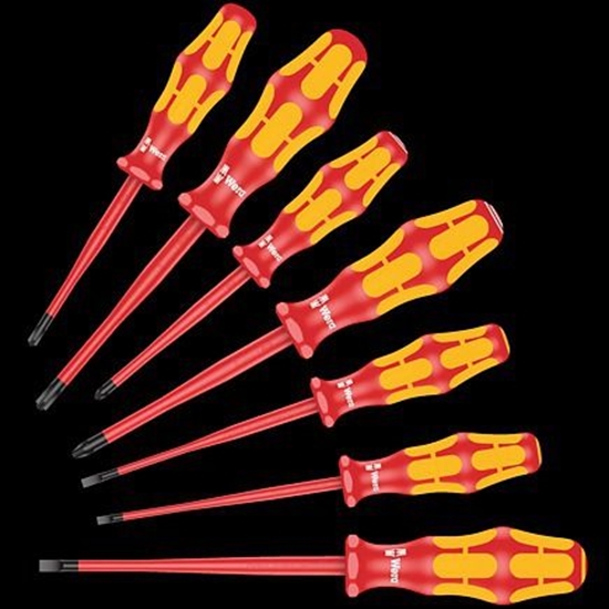Picture of WERA 160 iSS/7 Kraftform Plus Series 100 screwdriver set