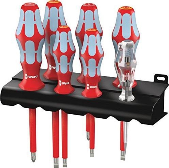 Picture of Wera 3160 i/7 Screwdriver Set Stainless Steel + Rack