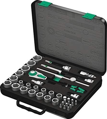 Picture of Wera 8100 SC 4 Zyklop Speed Ratchet Set 1/2  Drive imperial