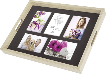 Picture of ZEP Photo Tray Natural     45x35 Wood Fototablett 5x10x15 W0099