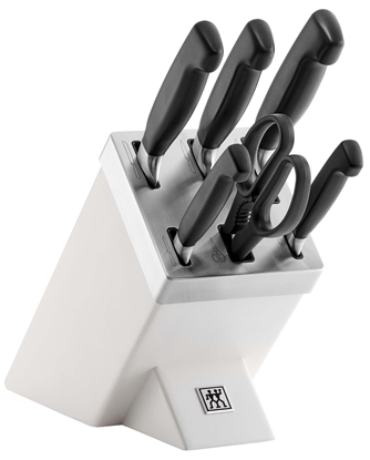 Picture of ZWILLING FOUR STAR 35148-207-0 kitchen knife/cutlery block set 7 pc(s) White