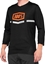 Изображение 100% Koszulka mska 100% AIRMATIC 3/4 Sleeve black orange roz. XL (NEW) uniwersalny