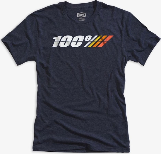Picture of 100% Koszulka mska Motorrad Tech Tee navy heather r. L