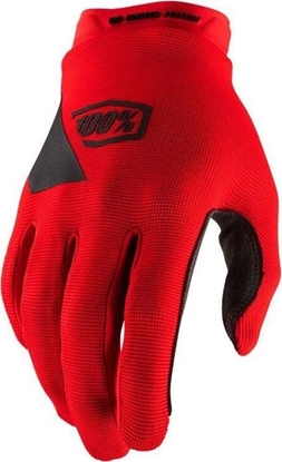 Attēls no 100% Rkawiczki 100% RIDECAMP Glove red roz. M (dugo doni 187-193 mm) (NEW)