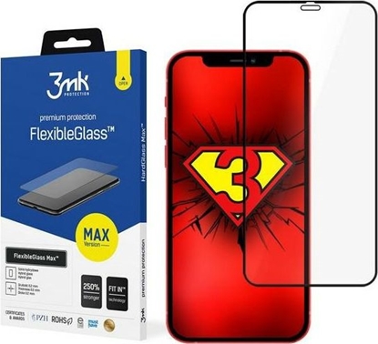 Attēls no 3MK FlexibleGlass Max do Apple iPhone 12 Pro Max
