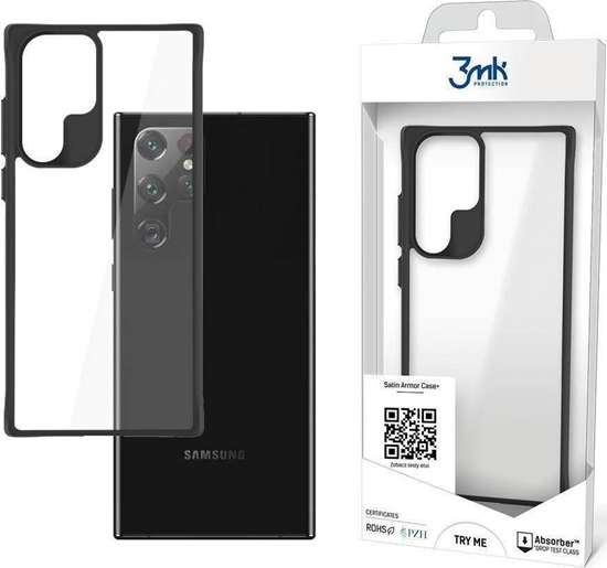 Picture of 3MK 3MK SatinArmor+ Case Sam S908 S22 Ultra Military Grade