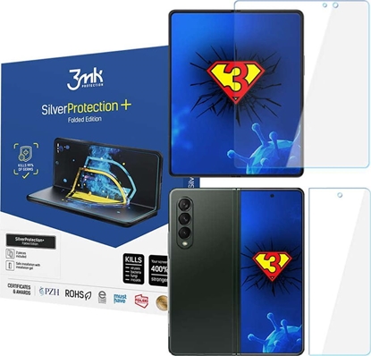 Attēls no 3MK 3MK Silver Protect+ Sam Galaxy Z Fold 3 5G Folia Antymikrobowa montowana na mokro