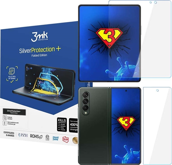 Изображение 3MK 3MK Silver Protect+ Sam Galaxy Z Fold 3 5G Folia Antymikrobowa montowana na mokro