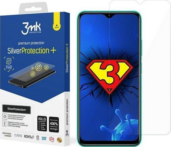 Picture of 3MK 3MK Silver Protect+ Xiaomi Redmi 9T Folia Antymikrobowa montowana na mokro