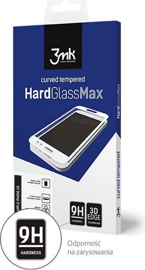 Picture of 3MK Szko hartowane Hard Glass Max do Apple iPhone 6 Plus biae