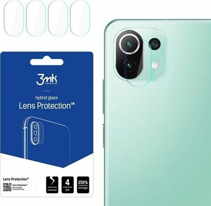 Picture of 3MK Szko hybrydowe na obiektyw aparatu 3MK Lens Protection Xiaomi Mi 11 Lite 5G [4 PACK]