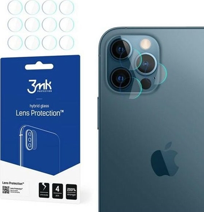 Picture of 3MK Szko ochronne na obiektyw aparatu Lens Protect iPhone 12 Pro 4szt.