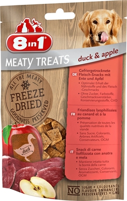 Attēls no 8in1 Przysmak 8in1 Dog Freeze Dried Duck/Apple 50 g