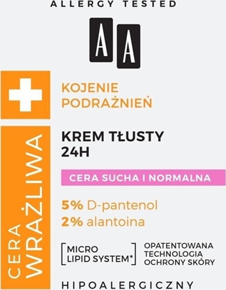 Picture of AA Cera Wraliwa Kojenie Podranie krem tusty 24H do cery suchej i normalnej 50ml