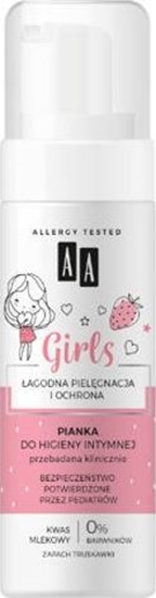 Picture of AA Girls Pianka do higieny intymnej truskawka 150 ml