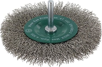 Picture of Abraboro Szczotka tarczowa 100x12 mm ABRABORO - drut falisty, trzpie, INOX