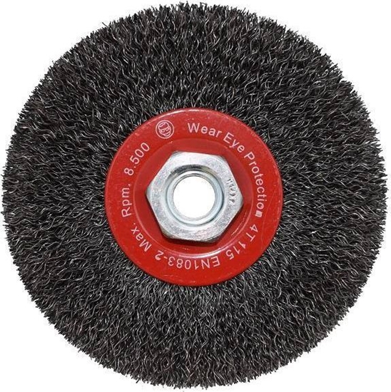 Picture of Abraboro Szczotka tarczowa 115 mm/M14 ABRABORO, drut karbowany 0,30 mm