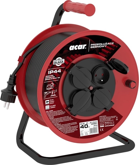 Изображение Acar Przeduacz bbnowy Acar M01903 40m czarny